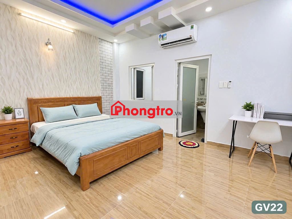 studio nội thất cơ bản cửa sổ giếng trời ngay chợ thạch đà