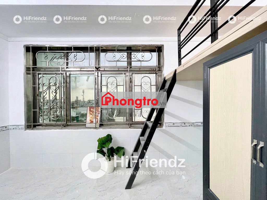 Phòng Trọ có gác 30m2 mới có máy lạnh an ninh gần Bà Hom - Phú Lâm