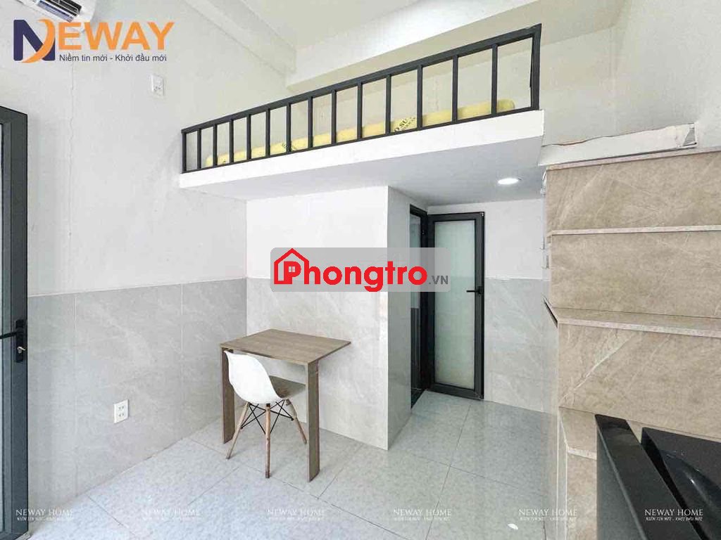 PHÒNG GÁC CAO 1M8 FULL NỘI THẤT GẦN ĐẦM SEN ĐẠI HỌC MỞ