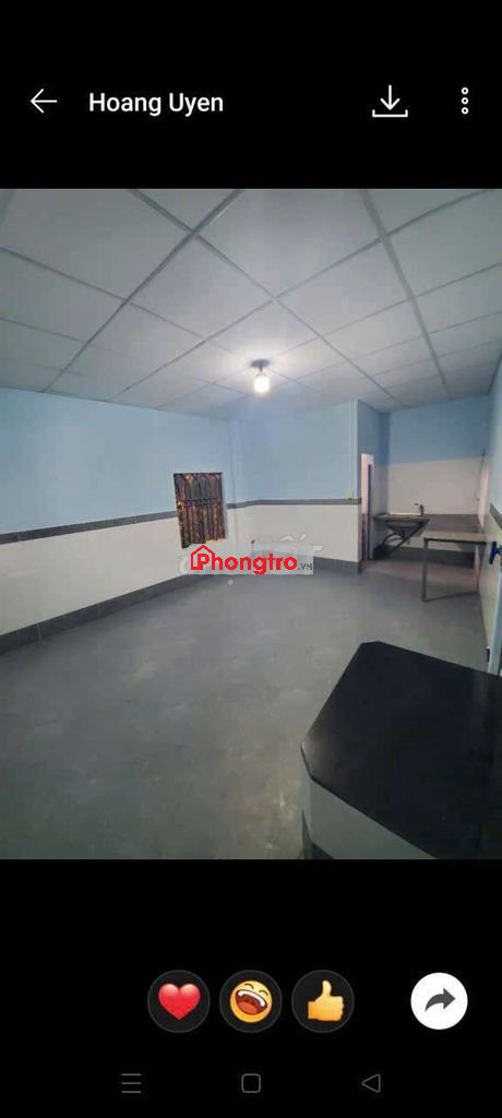 cho thuê phòng trọ 24m2 giá 1,5tr hốc môn