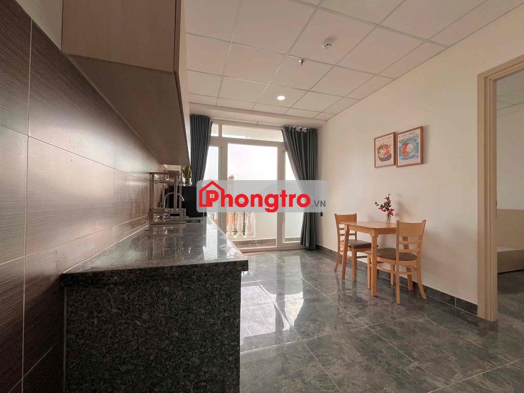 Căn hộ tách bếp 1 phòng ngủ siêu rộng