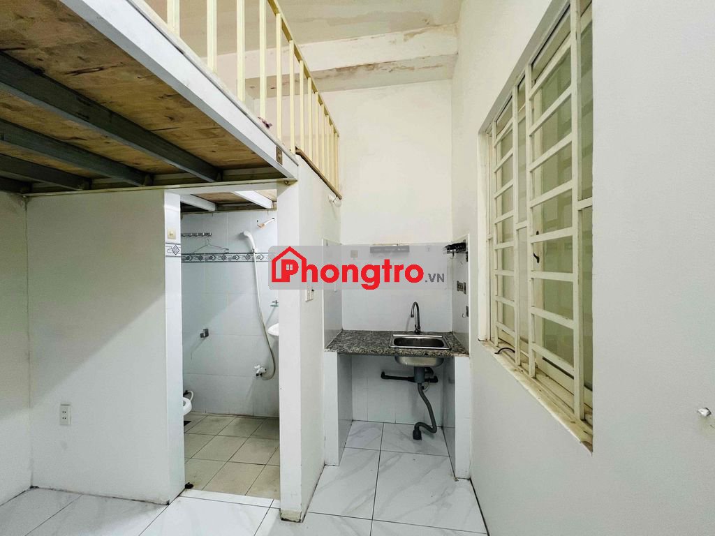Cho Thuê phòng gác, máy lạnh, giờ tự do, gần học viện hàng không
