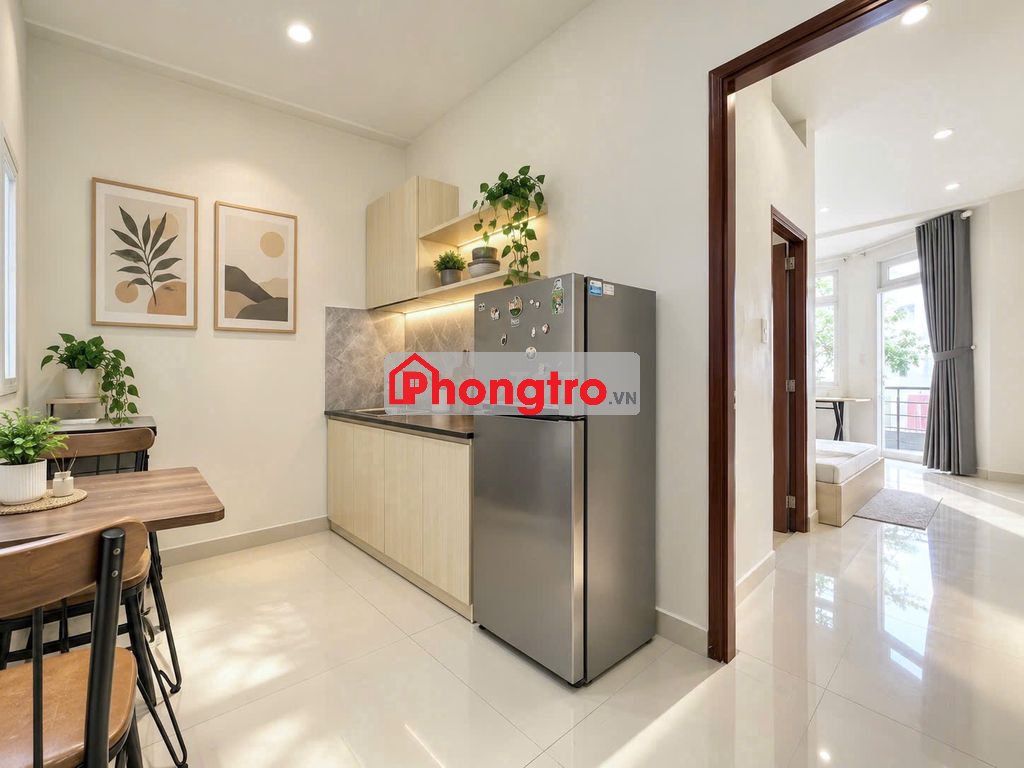 CHDV MỚI ĐẸP FULL NỘI THẤT TÁCH BẾP BAN CÔNG CỬA SỔ LẤY GIÓ NẮNG