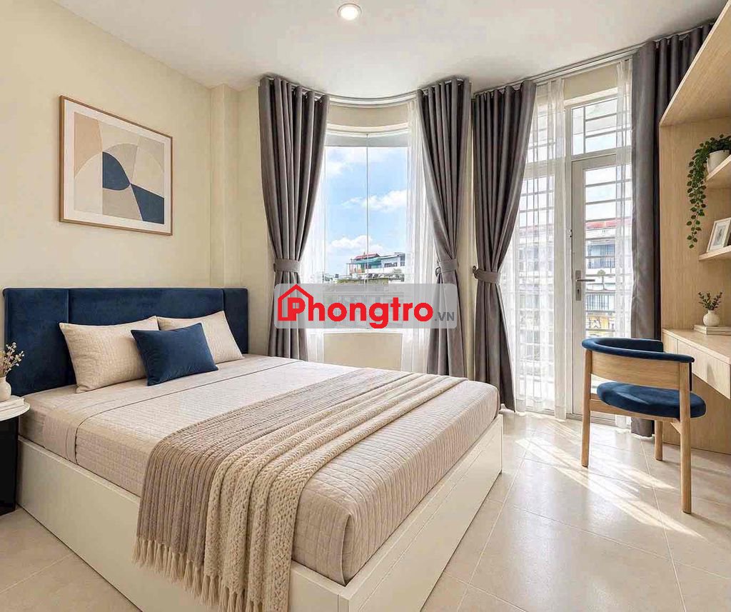 Cho thuê căn hộ cao cấp 1 phòng ngủ tách bếp mới 100%