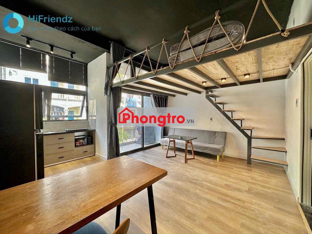 Cho thuê Duplex Ban công rộng thoáng - Nội thất xịn - Ngay Hàng Xanh