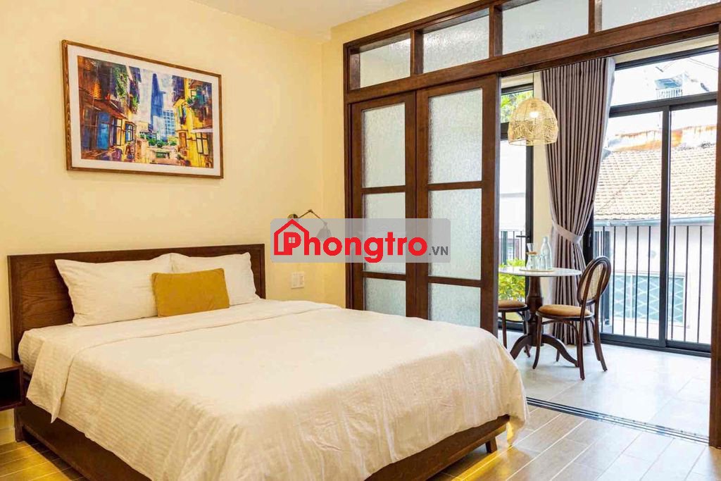 1 Phòng ngủ , ban công cực to , cực chill , full nội thất , thang máy