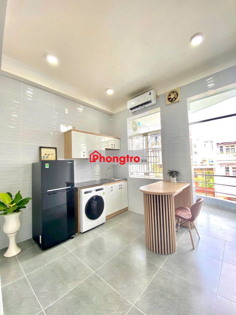 Phòng tách bếp Thích Quảng Đức Phú Nhuận, ban công, full nội thất