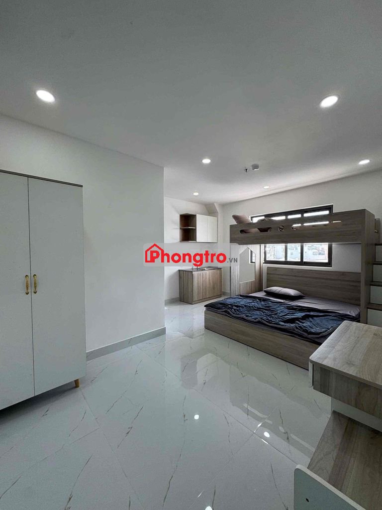 Mới xây. phòng trọ mới xây full nội thất Lê Văn Thọ. chỉ 3,5tr