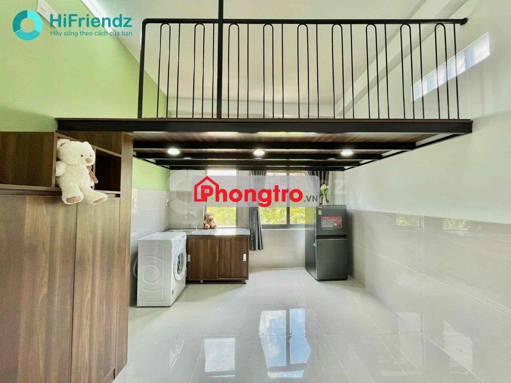 PHÒNG GÁC FULL NỘI THẤT MÁY GIẶT RIÊNG GẦN ĐH VLU VÀ IUH