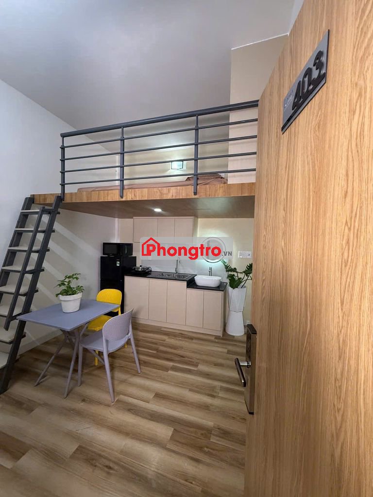 Cho thuê căn hộ dịch vụ có gác xép