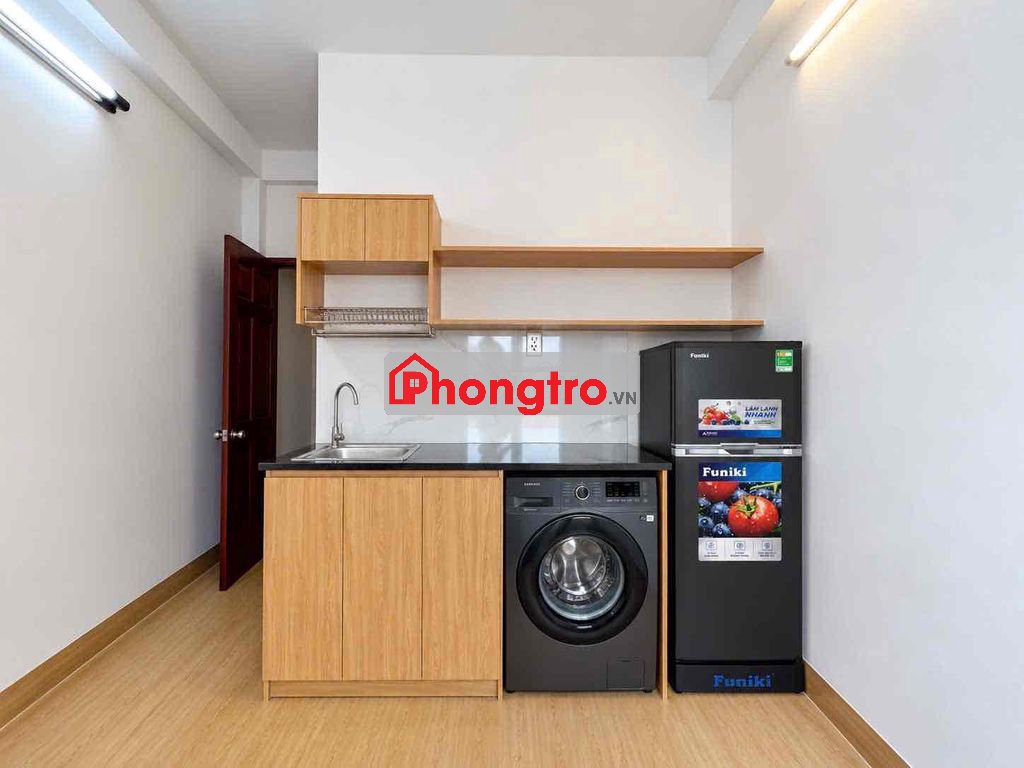 Căn Hộ cửa sổ Full nội thất máy giặt riêng ngay parc Mall Cao Lỗ