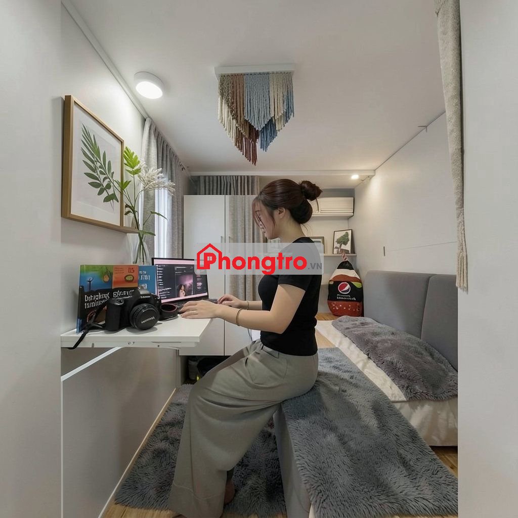 Cho Thuê Phòng Trọ Mini - Phòng Mini Ở Ghép - KTX Chỉ 1tr7 Không Xe