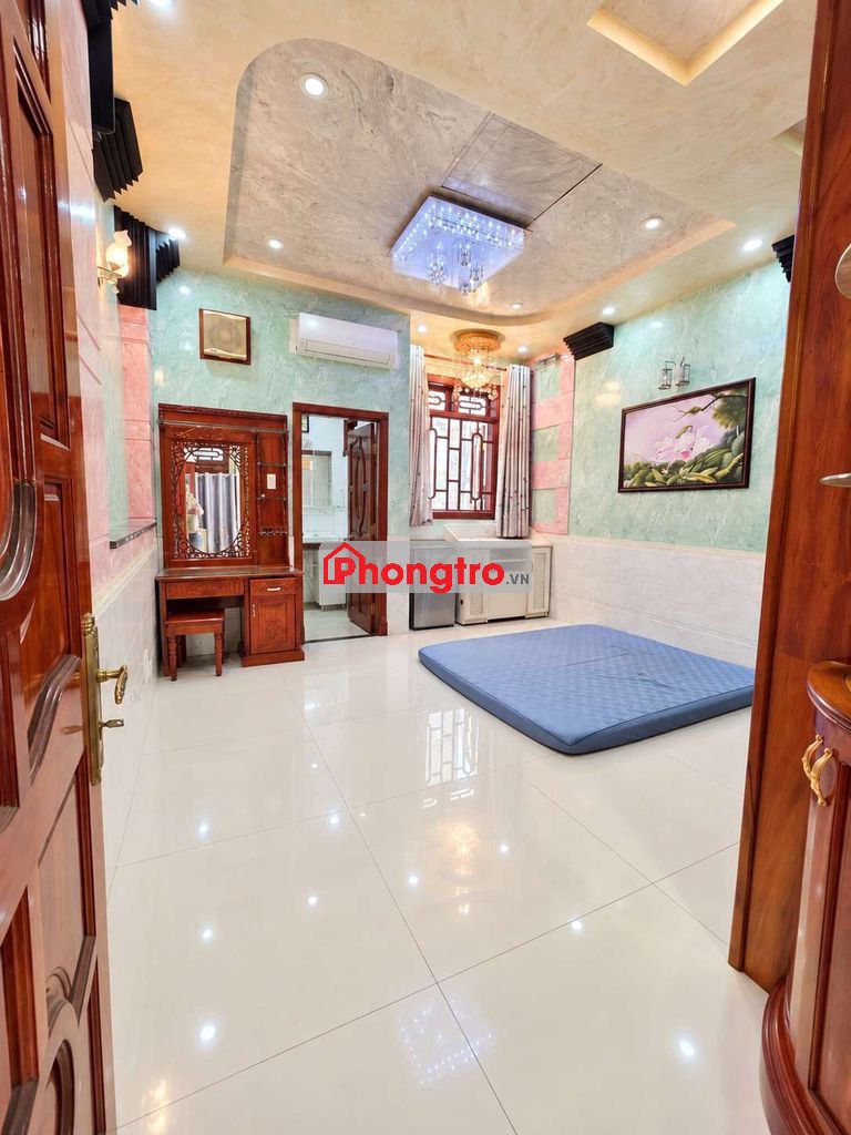 Phòng 25m² có máy lạnh, tủ lạnh, WC riêng 4,2tr/th Âu Cơ, Tân Phú