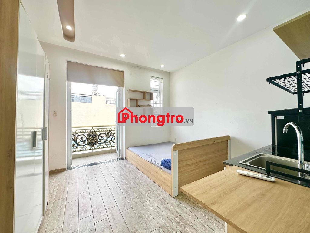 PHÒNG STUDIO BAN CÔNG MỚI ĐỦ NỘI THẤT SẠCH SẼ YÊN TĨNH