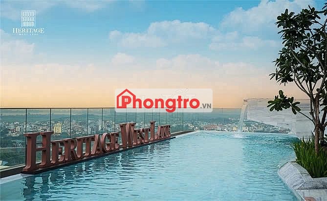 CC Cho thuê 2PN Góc full nội thất Chung cư Heritage West Lake Tây Hồ