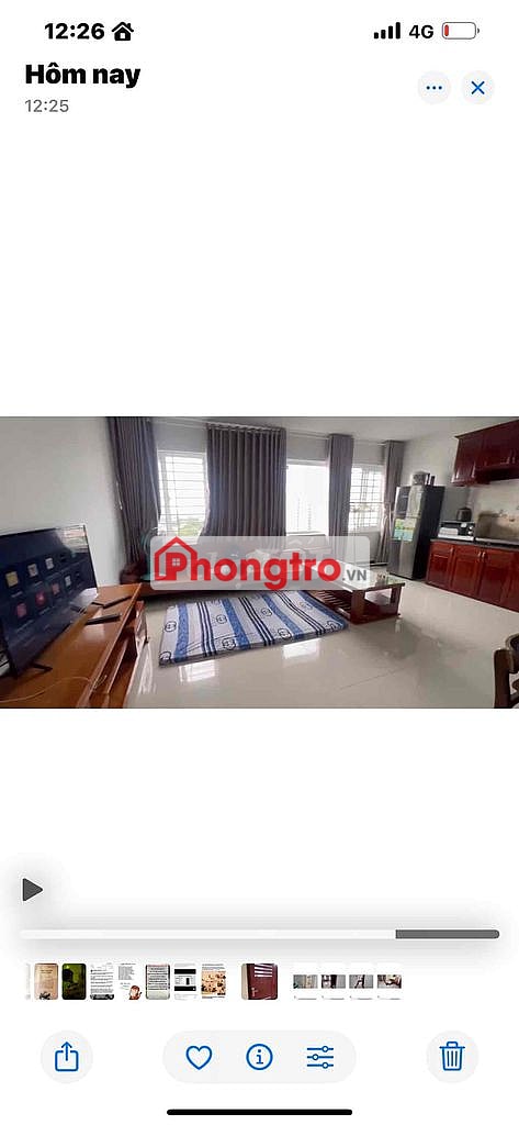 Căn hộ Dic Phoenix đầy đủ nội thất 1 phòng 1 tolet sạch đẹp