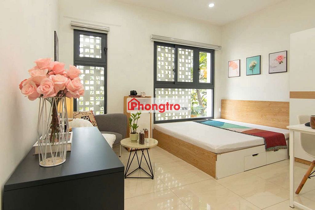 thuê ngay 1PN 30m2 ban công tại đường Vũ Huy Tấn gần chợ Bà Chiểu