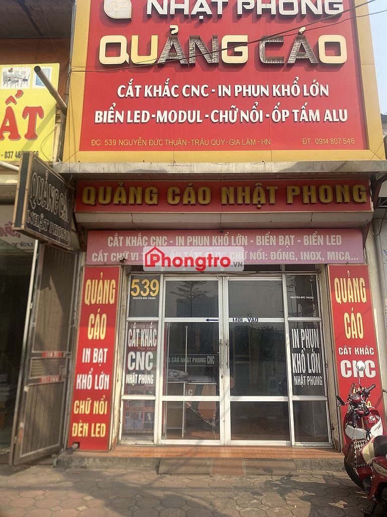 cho thuê cửa hàng mặt đường 5 vỉa hè rộng