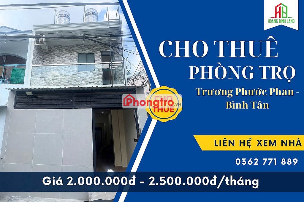 PHÒNG TRỌ SINH VIÊN GIÁ CHỈ TỪ 2.500.000đ/THÁNG